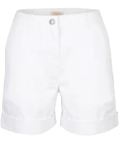 Women's Barbour Chino Shorts - White