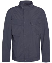 Men's Barbour International Hayledon Biker Jacket - Dark Navy