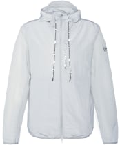 Men's Barbour International Exchange Hooded Jacket - Limestone Grey