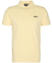 Men's Barbour International Essential Polo - Dusty Yellow