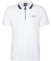 Men's Barbour International Smith Polo Shirt - White