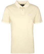 Men's Barbour Terra Dye Polo Shirt - Yellow Haze