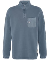 Men's Barbour Liverton Half Zip Sweatshirt - Dark Slate