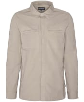 Men's Barbour Castlebay Garment Dyed Overshirt - Concrete