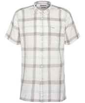 Men's Barbour Croft Short Sleeve Summer Shirt - SALTMARSH TARTAN