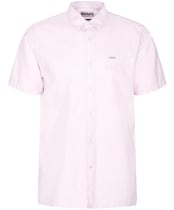 Men's Barbour Terra Dye Regular Short Sleeve Summer Shirt - Thistle