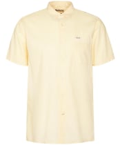 Men's Barbour Terra Dye Regular Short Sleeve Summer Shirt - Yellow Haze