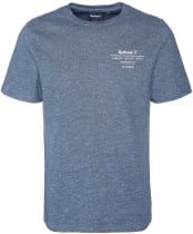 Men's Barbour Huckley T-Shirt - Blue Chalk