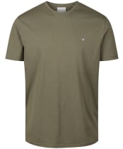 Men's Gant Regular Shield Short Sleeve Cotton T-Shirt - Juniper Green