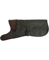 Barbour Waxed Cotton Dog Coat - Olive