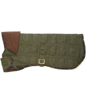 Barbour Dog Bone Quilted Dog Coat - Dark Olive
