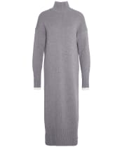 Women's Barbour Winona Midi Knit Dress - Grey Marl