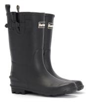 Barbour Kids Simonside Wellington Boots - Black