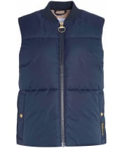 Fay Gilet - Dark Navy / Military Brown / Dark Navy