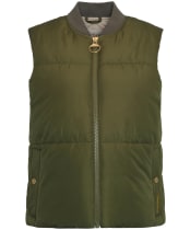 Fay Gilet - Dark Moss / Light Sand / Dark Moss