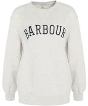 Women's Barbour Northumberland Sweatshirt - Cloud / Navy