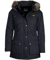 Women's Barbour International Enduro Quilted Jacket - Navy