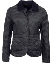 Women's Barbour Deveron Polarquilt Jacket - Black
