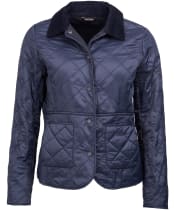 Women's Barbour Deveron Polarquilt Jacket - Navy