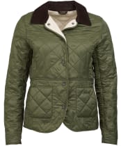 Women's Barbour Deveron Polarquilt Jacket - Olive