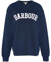Women's Barbour Northumberland Sweatshirt - Navy / Cloud