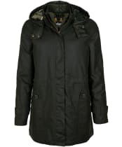 Women's Barbour Cannich Waxed Jacket - Sage