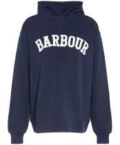 Women's Barbour Northumberland Hoodie - Navy / White