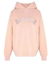 Women's Barbour Northumberland Hoodie - Mahogany Rose