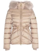 Women's Barbour International Island Quilted Jacket - Light Trench