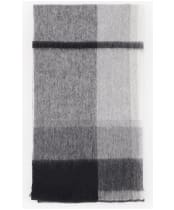Women's Barbour Rosefield Tartan Scarf - MONOCHROME 2