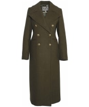 Reva Wool Coat - Olive / Vine