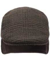 Men’s Barbour Cheviot Flat Cap - Brown Check