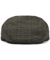 Men’s Barbour Wilkin Flat Cap - Olive Check