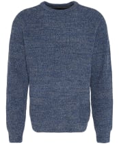 Men's Barbour Horseford Crew Neck Sweater - River Blue