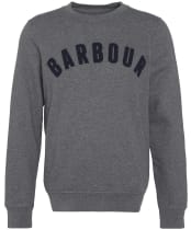 Men's Barbour Prep Logo Crew Sweater - Mid Grey Marl