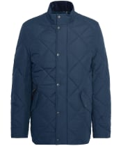 Men's Barbour Winter Chelsea Quilted Jacket - NAVY/GREENLOCH T
