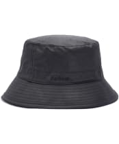 Men's Barbour Waxed Sports Hat - Black