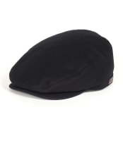 Men's Barbour Redshore Flat Cap - New Black
