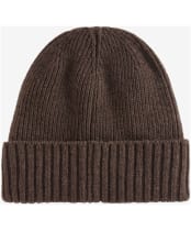 Men's Barbour Carlton Beanie Hat - Mid Brown