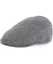 Men’s Barbour Cheviot Flat Cap - Charcoal Check