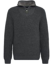 Men's Barbour New Tyne Half Zip Sweater - Olive