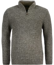 Men's Barbour New Tyne Half Zip Sweater - Derby Tweed