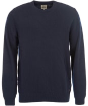 Men's Barbour Nelson Essential Crew Sweater - Navy