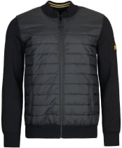Men's Barbour International Legacy Baffle Zip Thru - Black