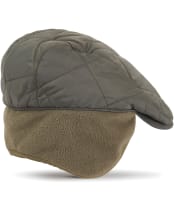 Men's Barbour Burford Flat Cap - Olive