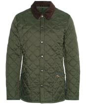 Men's Barbour Heritage Liddesdale Quilted Jacket - Olive