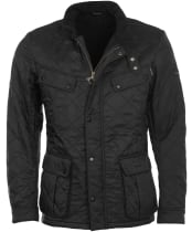 Men's Barbour International Ariel Polarquilt Jacket - Black