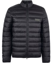 Men's Barbour International Tourer Reed Quilted Jacket - Black