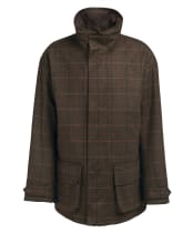 Men's Barbour Beaconsfield Wool Jacket - Burnhill Brown Check