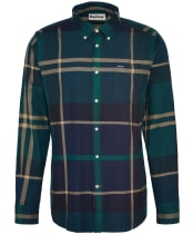 Men’s Barbour Dunoon Tailored Shirt - Green Loch
